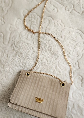 Bej Süet Zebra Desenli Kadın Çanta - Görsel 2