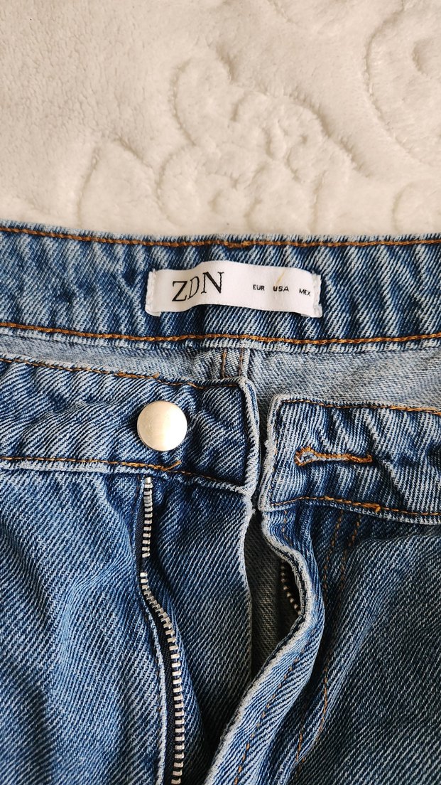 Kadın Mavi  Denim Jean - Görsel 3