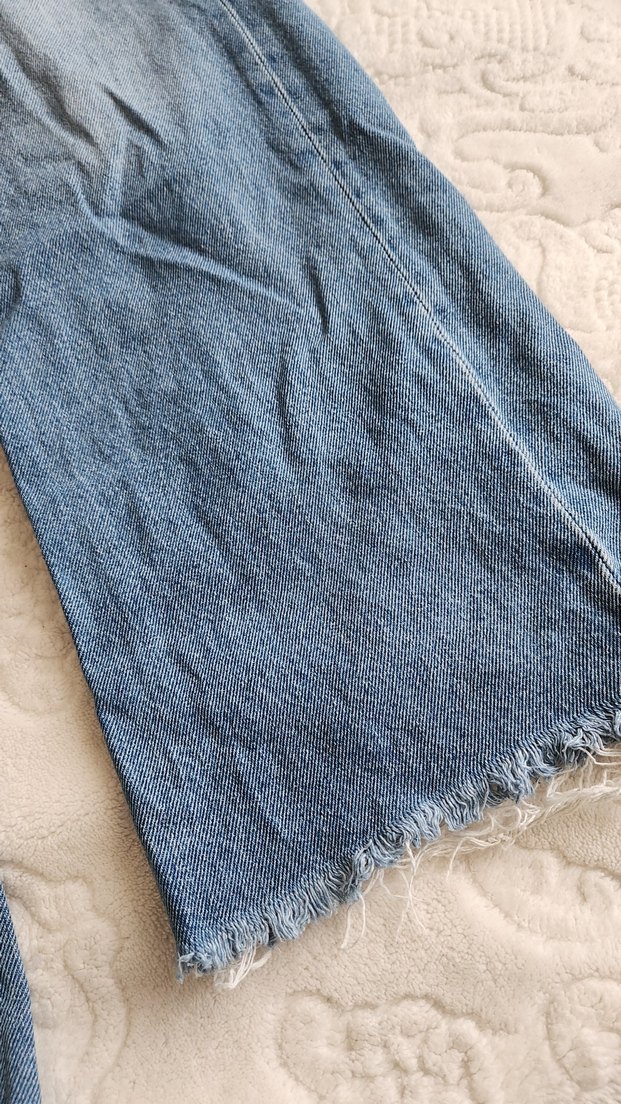 Kadın Mavi  Denim Jean - Görsel 4