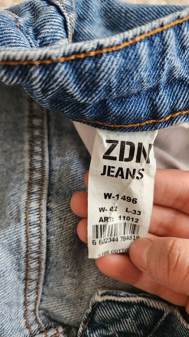 Kadın Mavi  Denim Jean - Görsel 5
