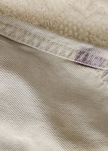 Düğmeli  Keten Kadın Pantolon - Görsel 4