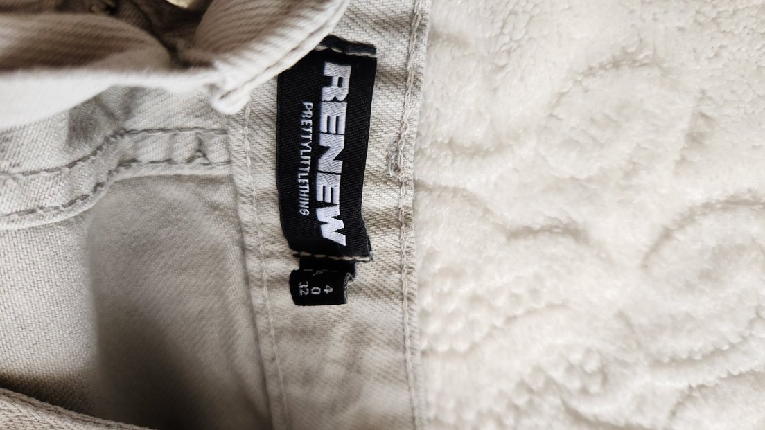 Düğmeli  Keten Kadın Pantolon - Görsel 5