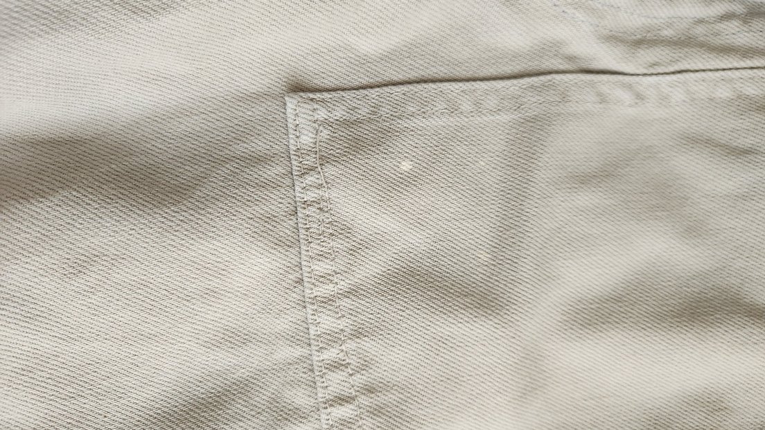 Düğmeli  Keten Kadın Pantolon - Görsel 3