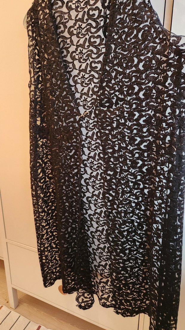 Kadın Siyah Dantelli Gotik yelek - Görsel 4