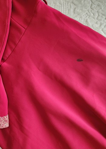 Bordo Uzun Kollu V Yaka Kadın Elbise - Görsel 6