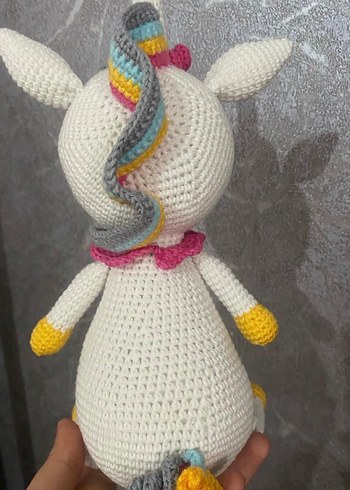 Beyaz Unicorn  Oyuncak - Görsel 2