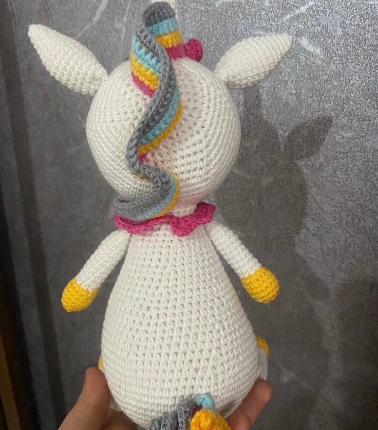 Beyaz Unicorn  Oyuncak - Görsel 2