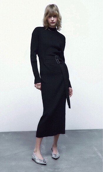 Zara triko elbise