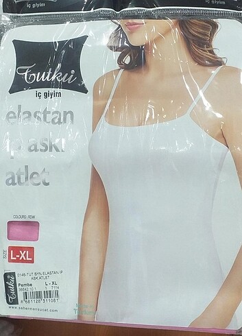 Diğer Tutku Bayan elastan ince askılı atlet