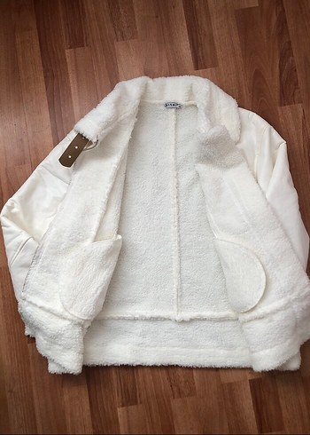 İçi tüylü kışlık mont ceket - Görsel 7