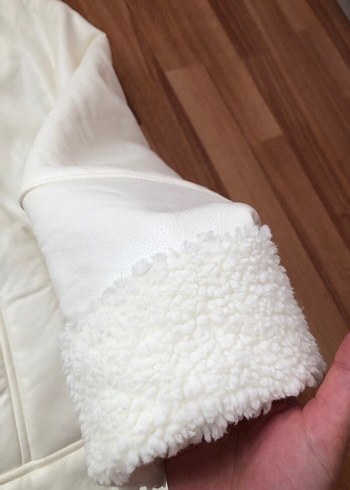 İçi tüylü kışlık mont ceket - Görsel 3