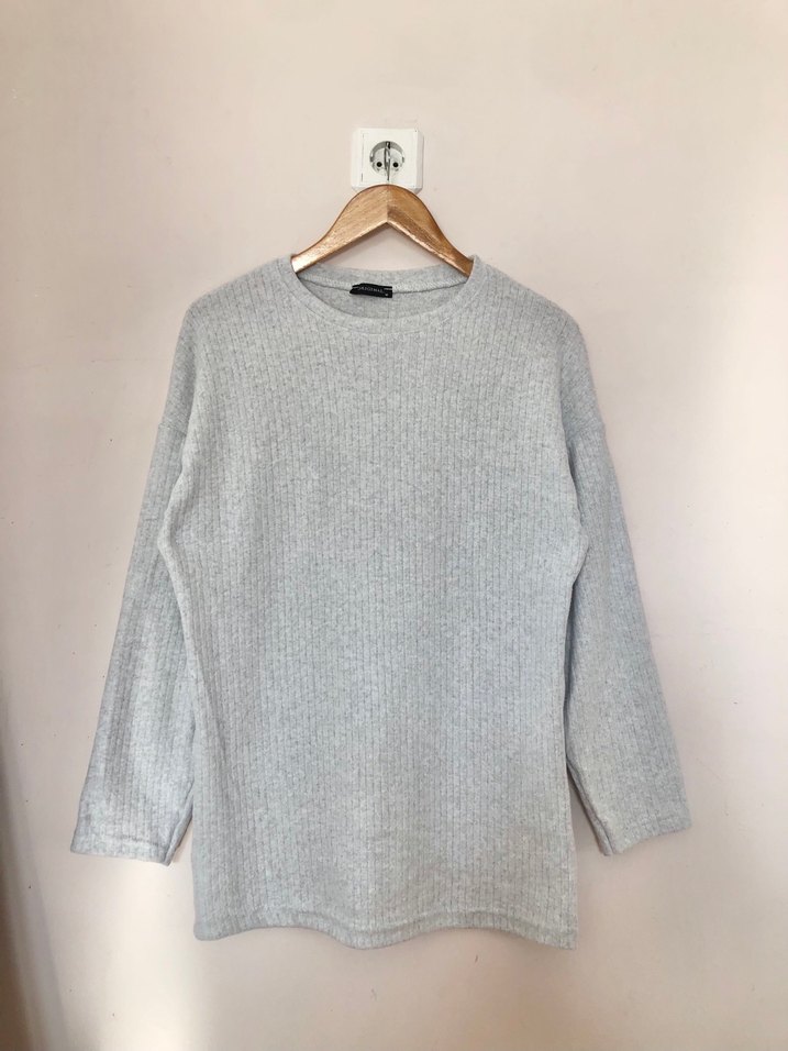 Fitilli yumoş triko kazak - Görsel 4