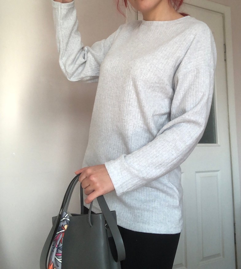 Fitilli yumoş triko kazak - Görsel 5