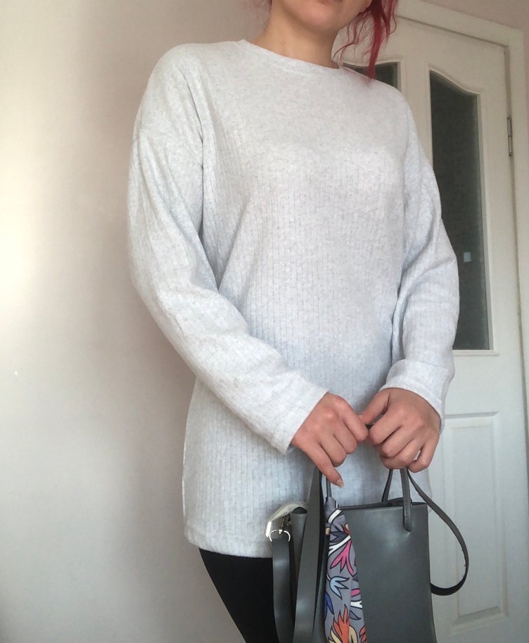 Fitilli yumoş triko kazak - Görsel 3