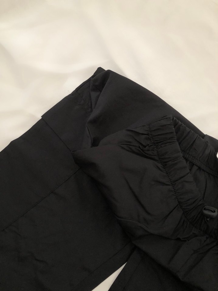 Yüksek bel paraşüt kargo pantolon - Görsel 3