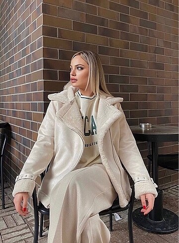 Zara Peluş mont ceket