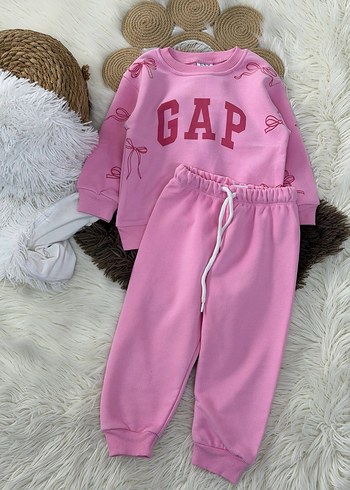Pembe GAP Kız Çocuk Eşofman Takımı - Görsel 2