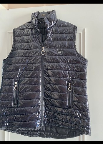 xxl Beden Siyah Fermuarlı Şişme Yelek