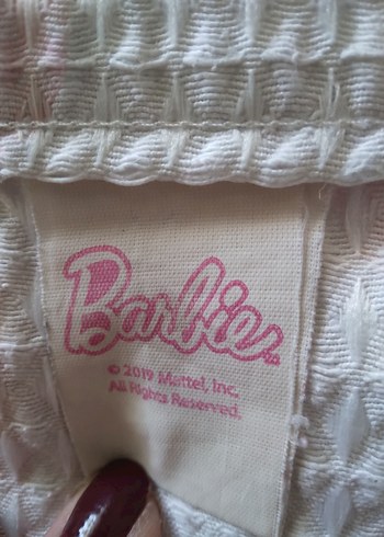  Beden pembe Renk Barbie Desenli pike