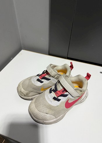 Kız Çocuk Beyaz Cırt Cırtlı Spor Ayakkabı - Görsel 3