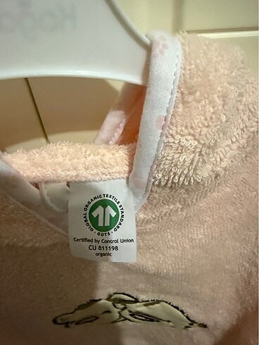 Organik pamuk bebek panço havlu - Görsel 5