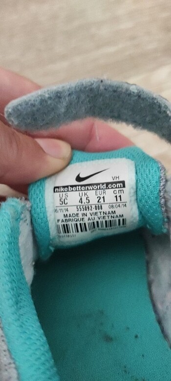 21 Beden çeşitli Renk Nike Bebek ayakkabi