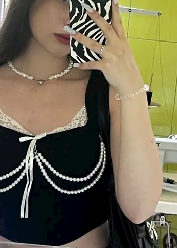 SHEIN GOTHİC ŞIK CROP