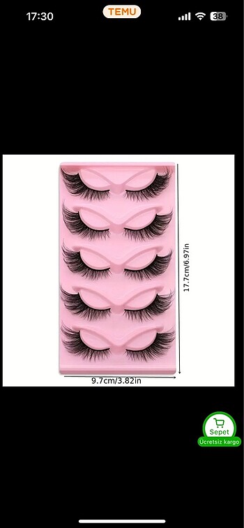 SHEIN TAKMA KIRPIK - Görsel 3