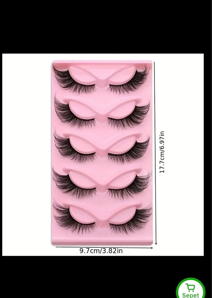 SHEIN TAKMA KIRPIK - Görsel 3