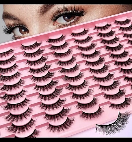 Sheinside SHEIN 5?Lİ DOĞAL TAKMA KİRPİK