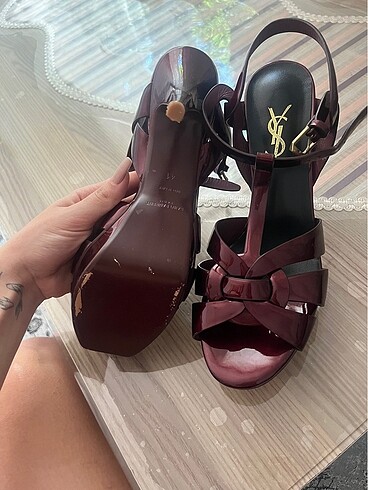 41 Beden Ysl platform topuklu