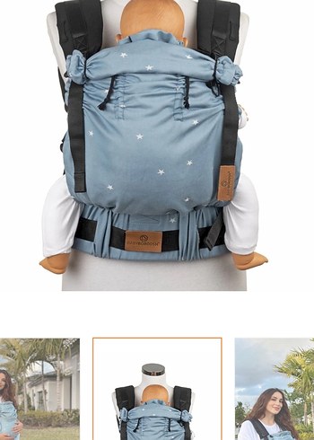 Mavi Bebek Kanguru Sling - Görsel 2