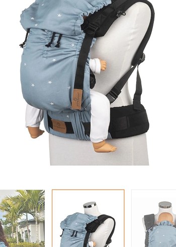 Mavi Bebek Kanguru Sling - Görsel 4