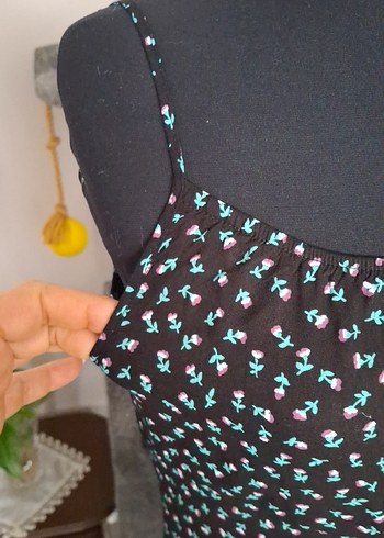 m Beden çeşitli Renk Elbise yazlık askılı harika