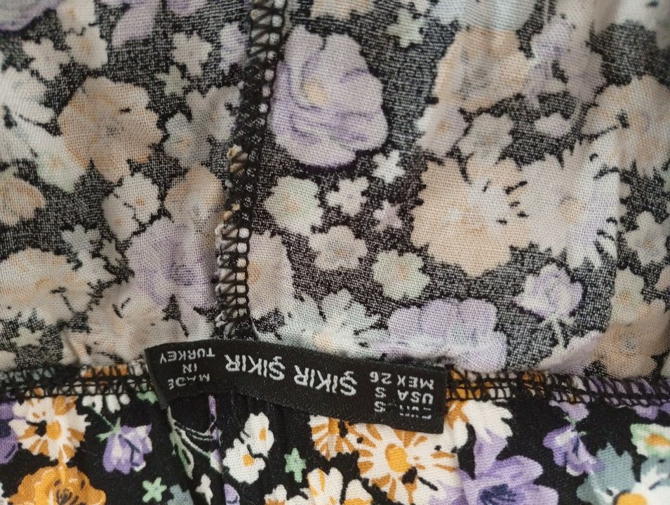 Çiçek Desenli Uzun  Etek - Görsel 2