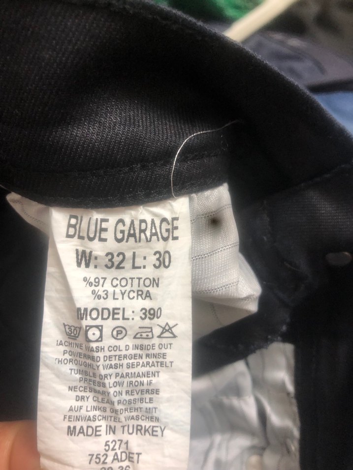 Siyah Regular Fit Erkek Kot Pantolon - Görsel 2