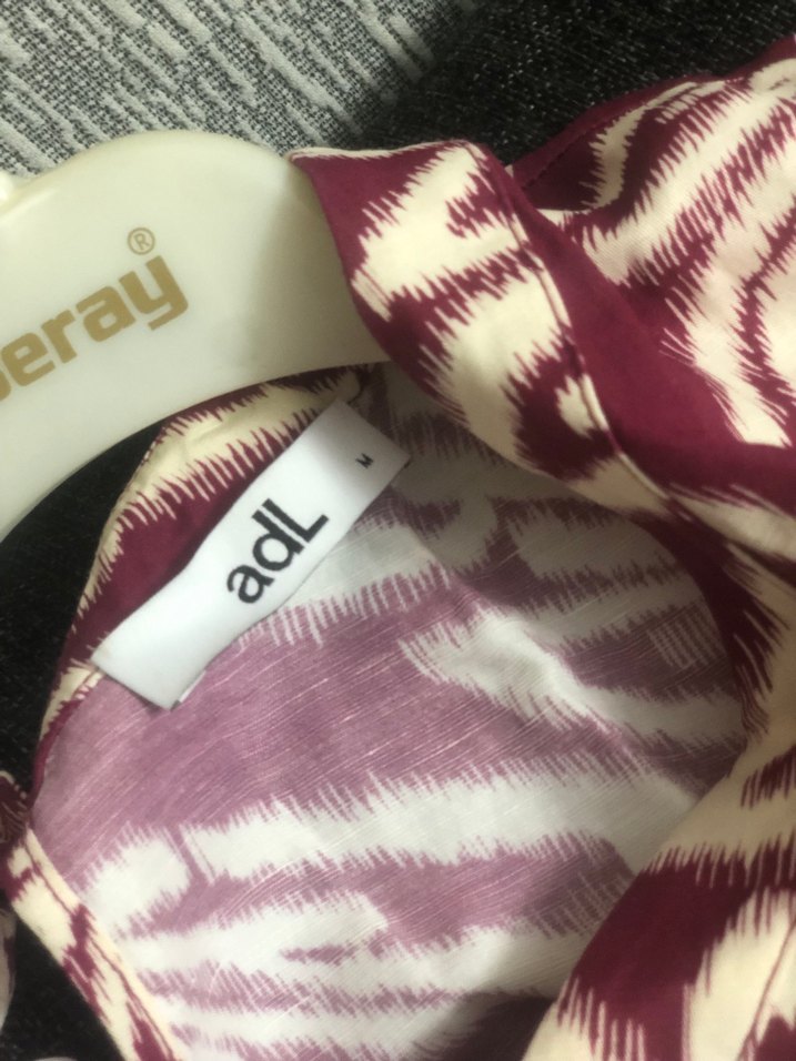 Bordo Batik Desenli Bohem Kadın Bluz - Görsel 2