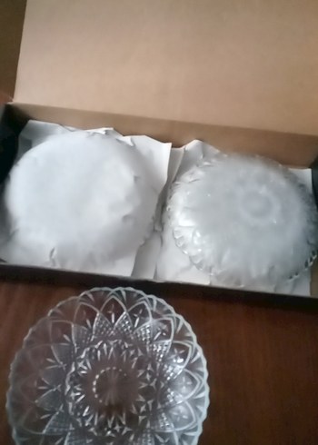 Cristalite Bohem Desenli Gri Tabak Seti - Görsel 4