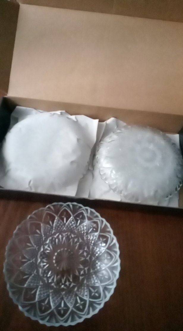 Cristalite Bohem Desenli Gri Tabak Seti - Görsel 4