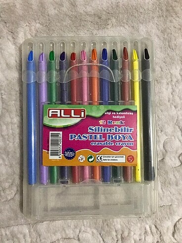 silinebilir pastel boya