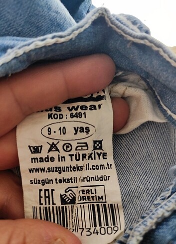 Kız çocuğu kot pantolon 