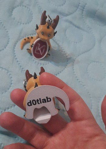 Renkli Kayışlı Rock Punk Anahtarlık - Görsel 2