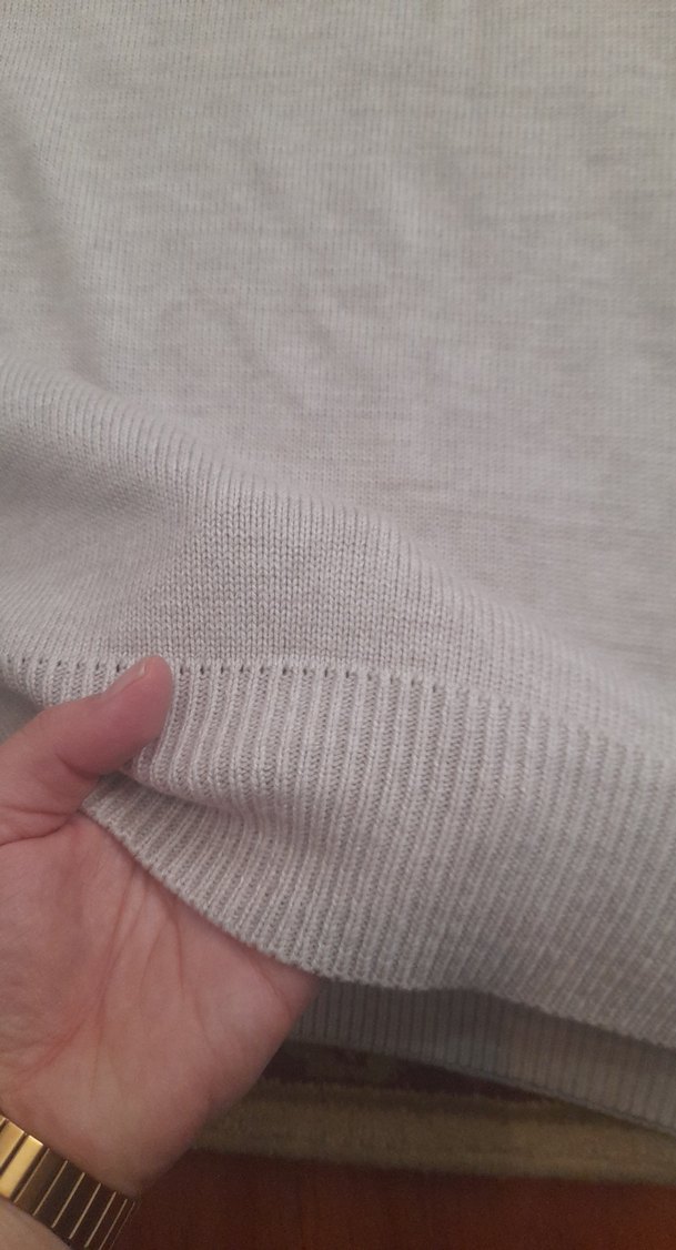 Gri Erkek Triko Kazak - Görsel 5