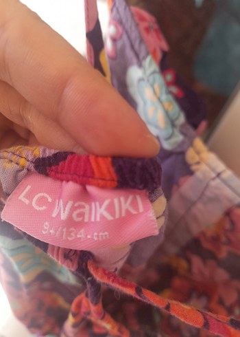 Çiçek Desenli Renkli Kız Tulum - Görsel 2