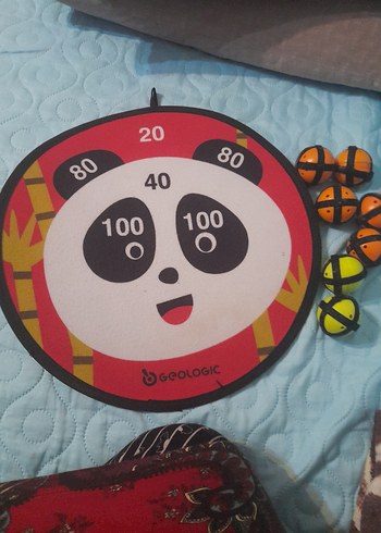 Renkli Dart Tahtası ve Topları - Görsel 4