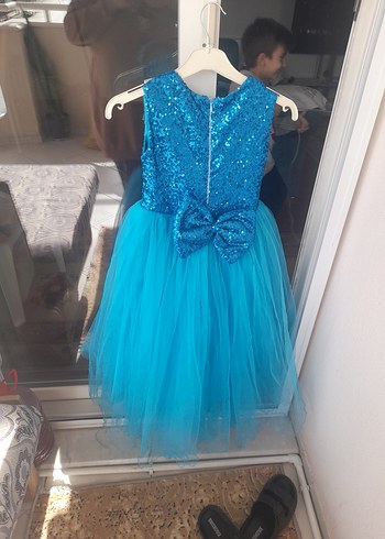 7 -8 yaş  nişan elbisesi abiye - Görsel 2