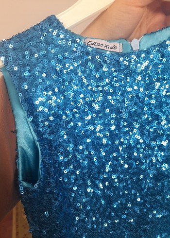 7 -8 yaş  nişan elbisesi abiye - Görsel 3