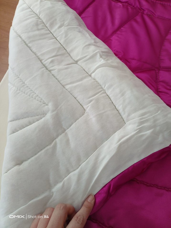 Pembe Nakışlı  saten çeyiz yorganı - Görsel 3