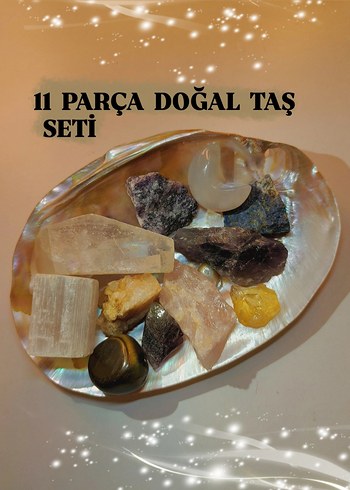 Bol Hediyeli Doğal Taş Seti
