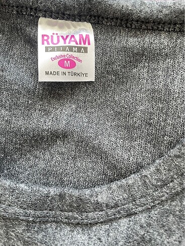 m Beden gri Renk Kadın pijama takımı